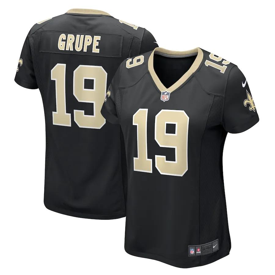 Blake Grupe New Orleans Saints Nike Women's Team Game Jersey -  Black