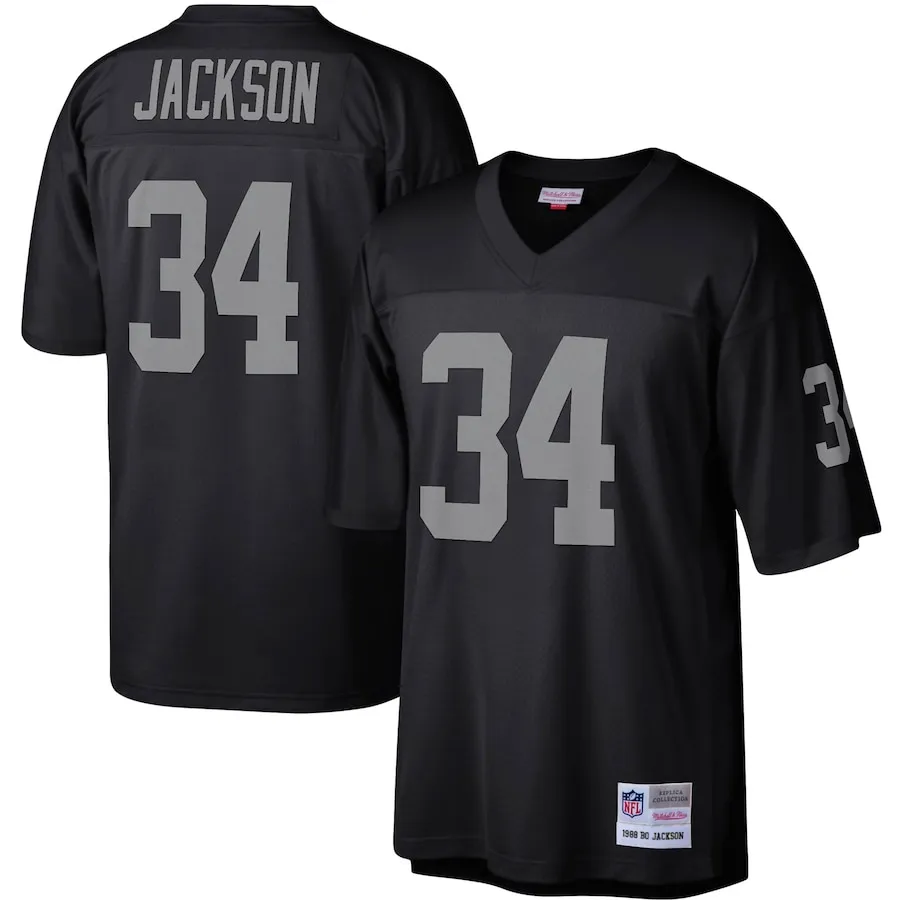 Bo Jackson Las Vegas Raiders Mitchell &amp Ness Legacy Replica Jersey - Black