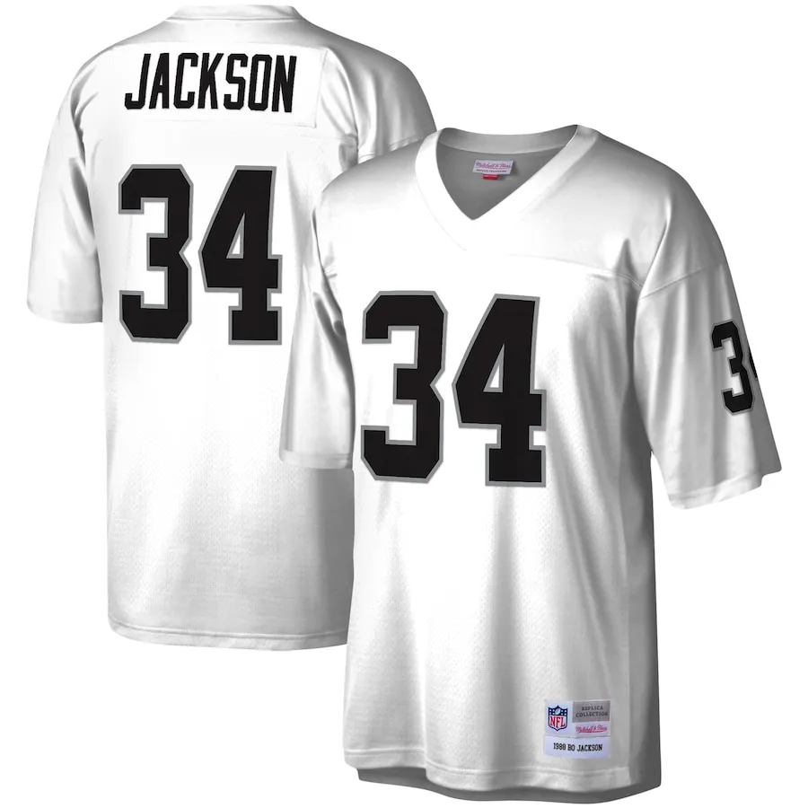 Bo Jackson Las Vegas Raiders Mitchell &amp Ness Legacy Replica Jersey - White