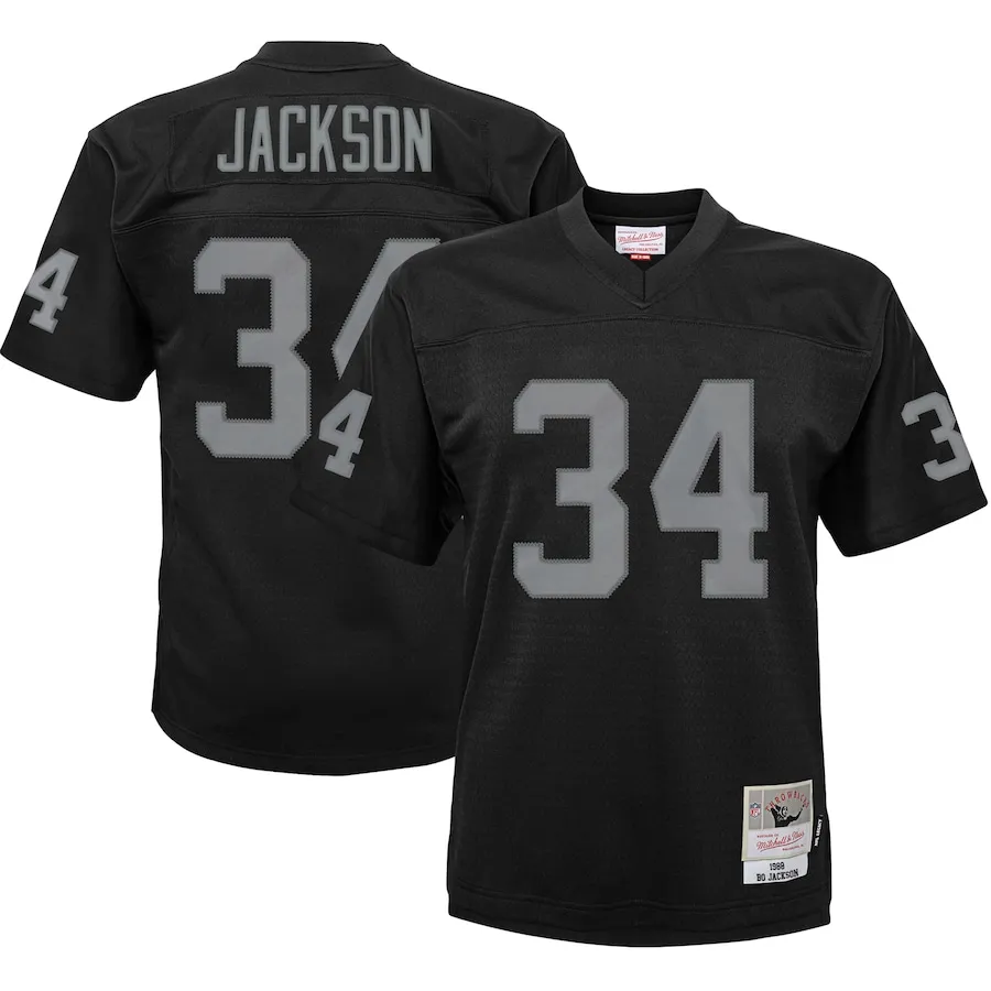 Bo Jackson Las Vegas Raiders Mitchell &amp Ness Toddler 1988 Retired Legacy Jersey - Black