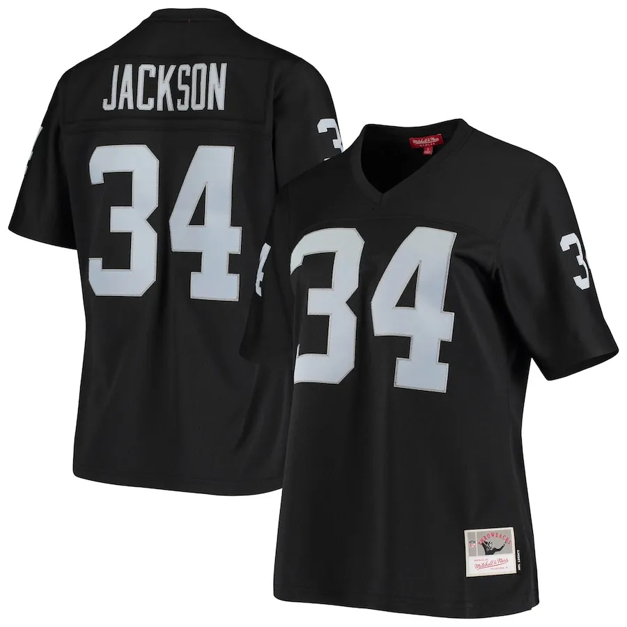 Bo Jackson Las Vegas Raiders Mitchell &amp Ness Women's 1988 Legacy Replica Jersey - Black