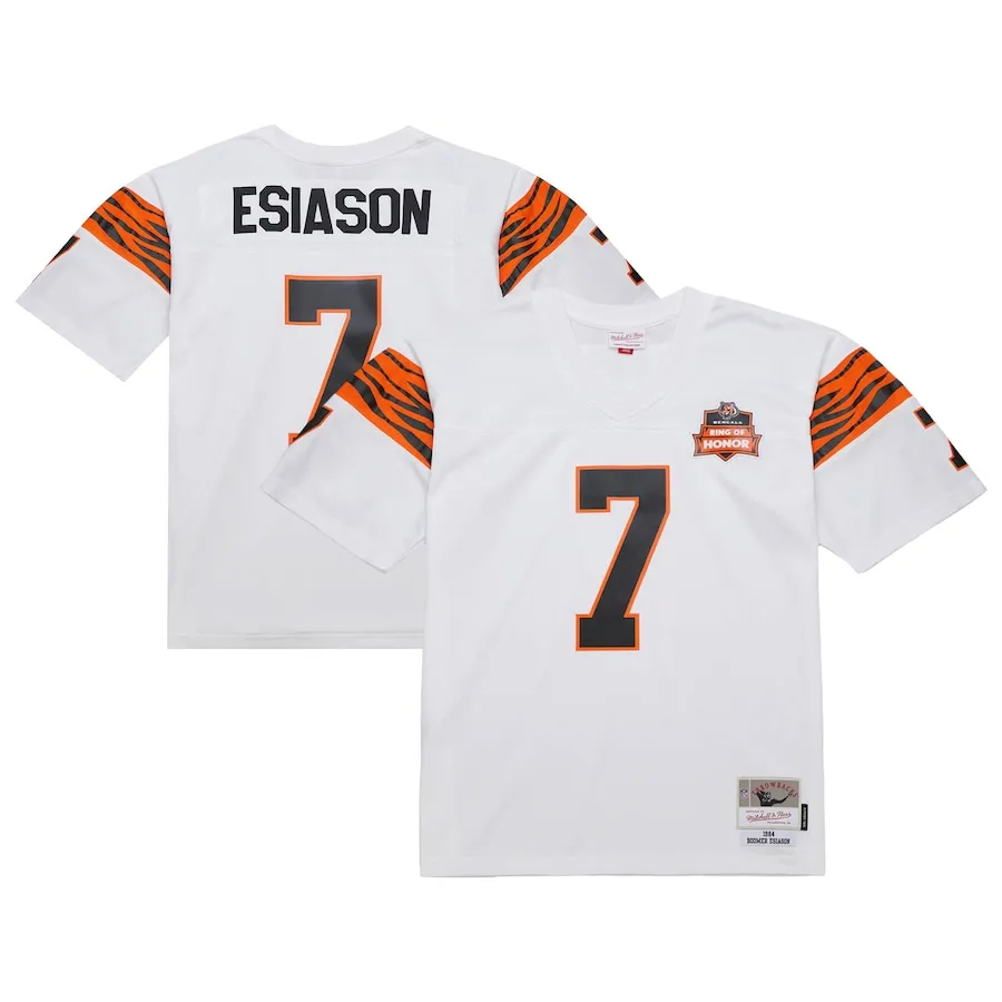 Boomer Esiason Cincinnati Bengals Mitchell &amp Ness 1984 Legacy Replica Jersey - White