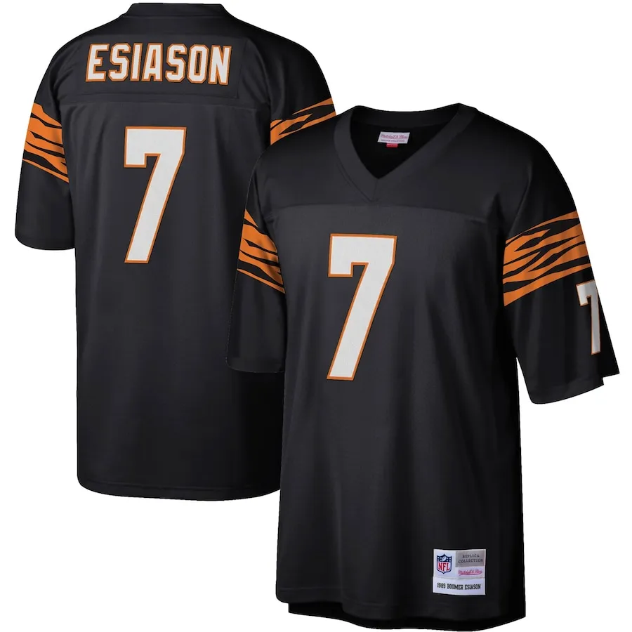 Boomer Esiason Cincinnati Bengals Mitchell &amp Ness Legacy Replica Jersey - Black
