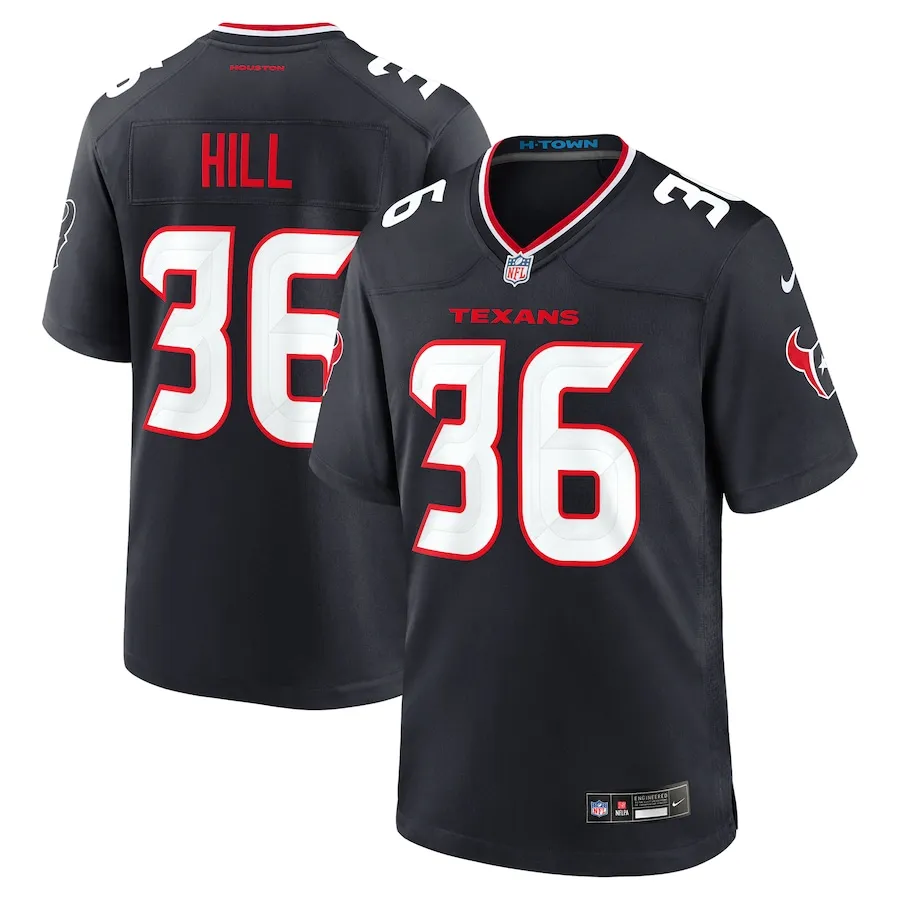 Brandon Hill Houston Texans Nike Team Game Jersey -  Navy