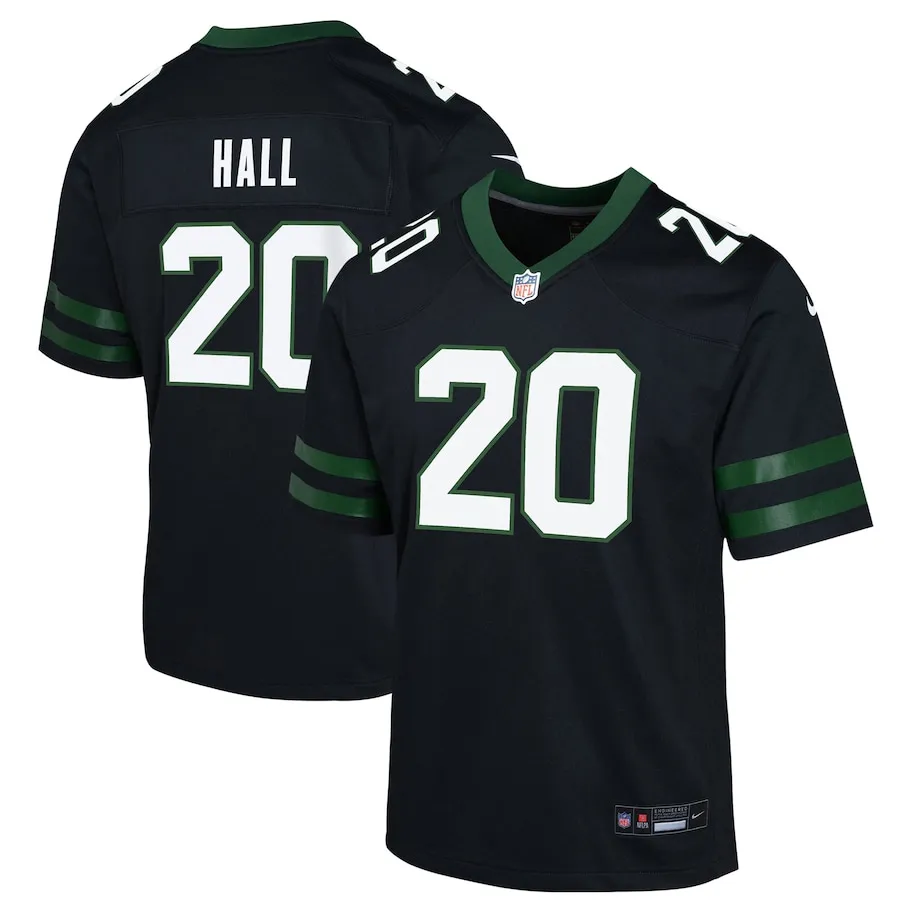 Breece Hall New York Jets Nike Youth Alternate Game Jersey - Black