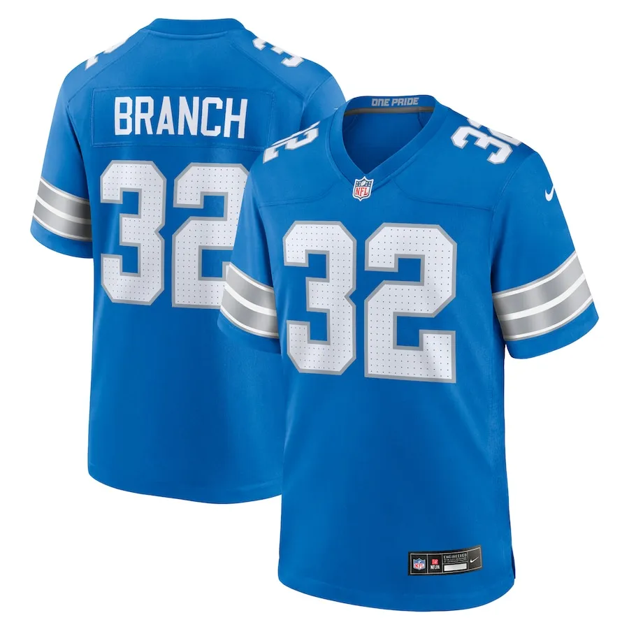 Brian Branch Detroit Lions Nike Game Jersey - Blue