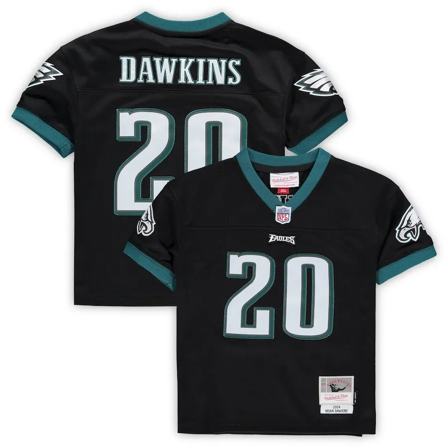 Brian Dawkins Philadelphia Eagles Mitchell &amp Ness Infant 2004 Retired Legacy Jersey - Black
