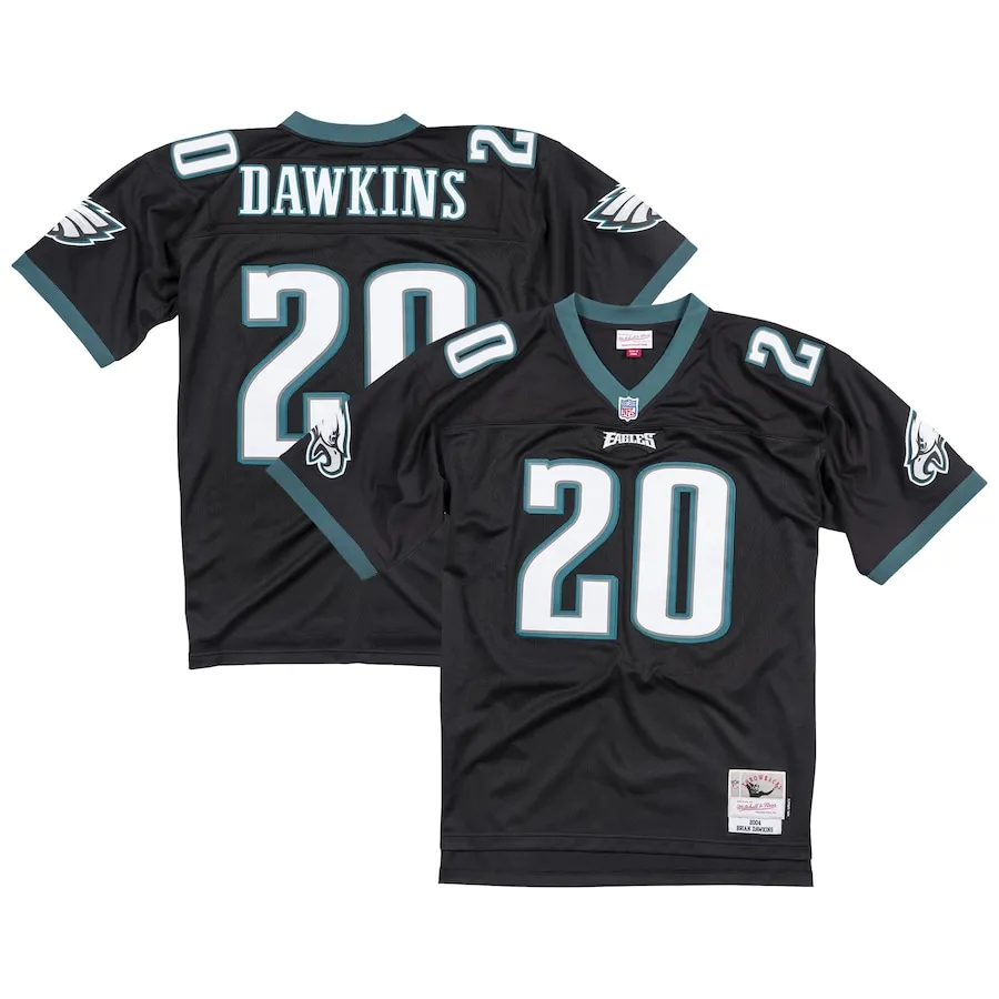 Brian Dawkins Philadelphia Eagles Mitchell &amp Ness Legacy Replica Jersey - Black