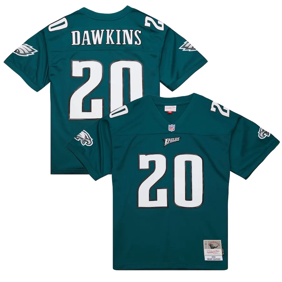 Brian Dawkins Philadelphia Eagles Mitchell &amp Ness Legacy Replica Jersey - Green