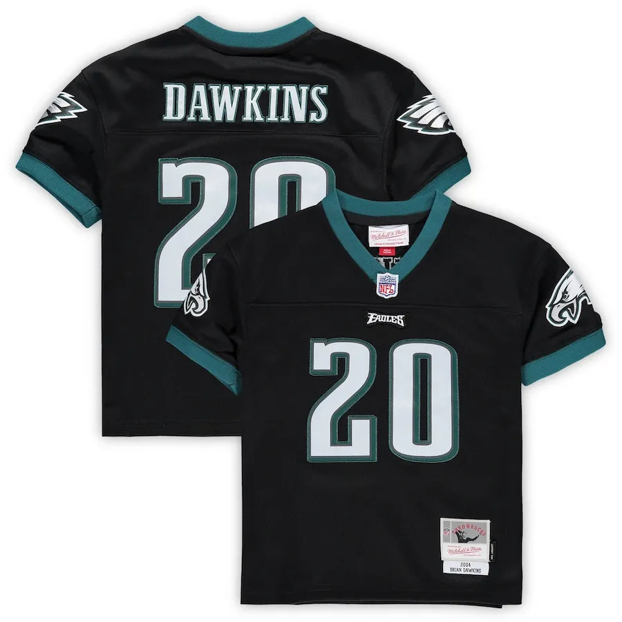 Brian Dawkins Philadelphia Eagles Mitchell &amp Ness Preschool Retired Legacy Jersey - Black