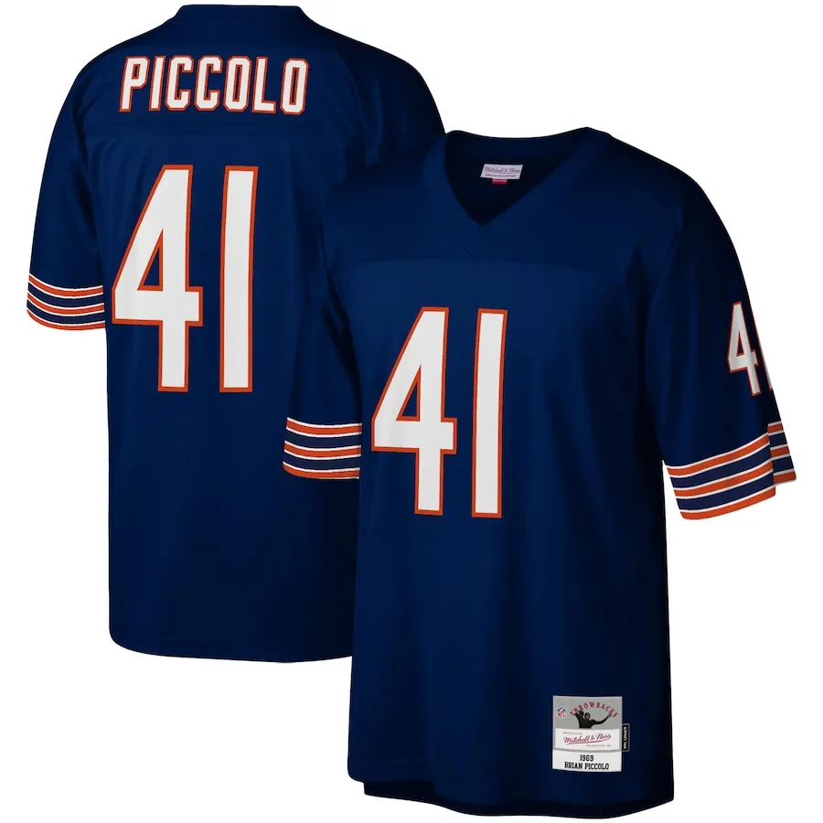 Brian Piccolo Chicago Bears Mitchell &amp Ness Legacy Replica Jersey - Navy