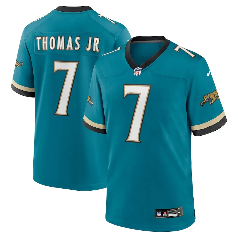 Brian Thomas Jr. Jacksonville Jaguars Nike Alternate Game Jersey - Teal
