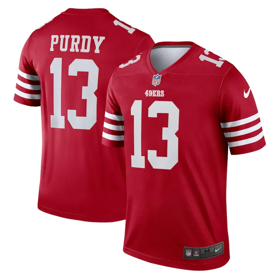 Brock Purdy San Francisco 49ers Nike Team Legend Jersey - Scarlet