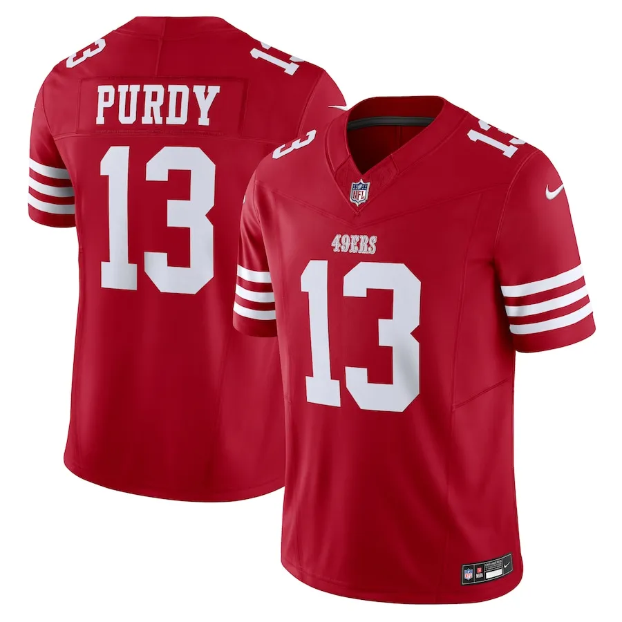 Brock Purdy San Francisco 49ers Nike Vapor F.U.S.E. Limited Jersey - Scarlet 5704