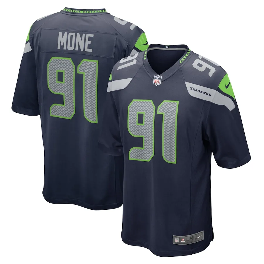 Bryan Mone Seattle Seahawks Nike  Game Jersey - College Navy