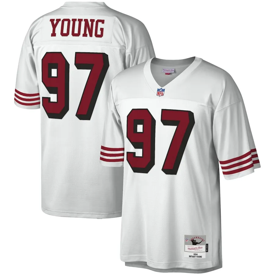 Bryant Young San Francisco 49ers Mitchell &amp Ness Legacy Replica Jersey - White