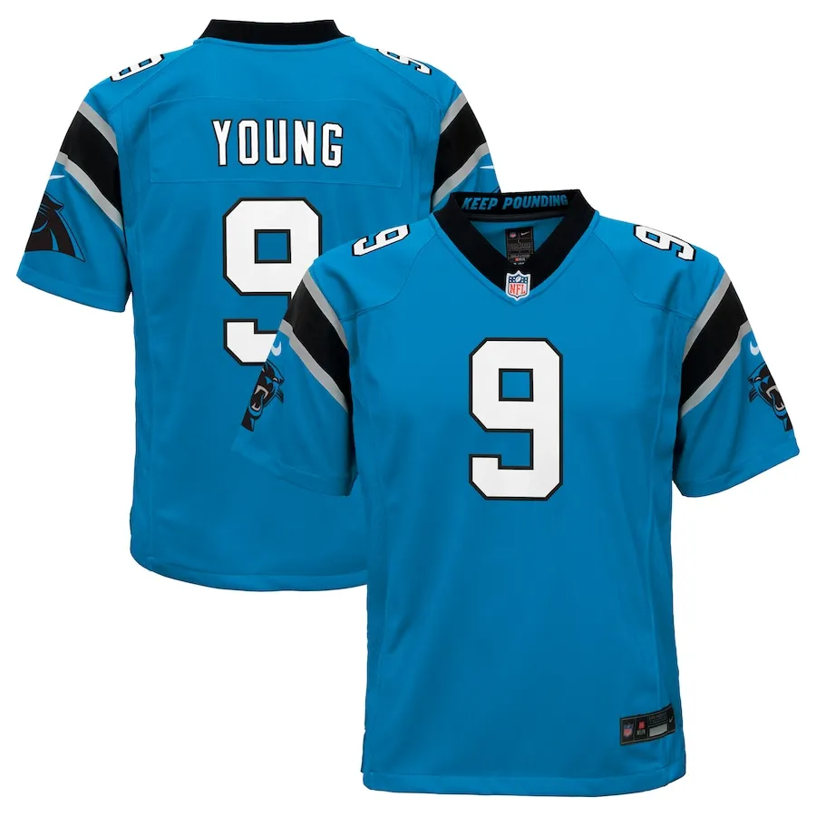 Bryce Young Carolina Panthers Nike Youth Alternate Game Jersey - Blue