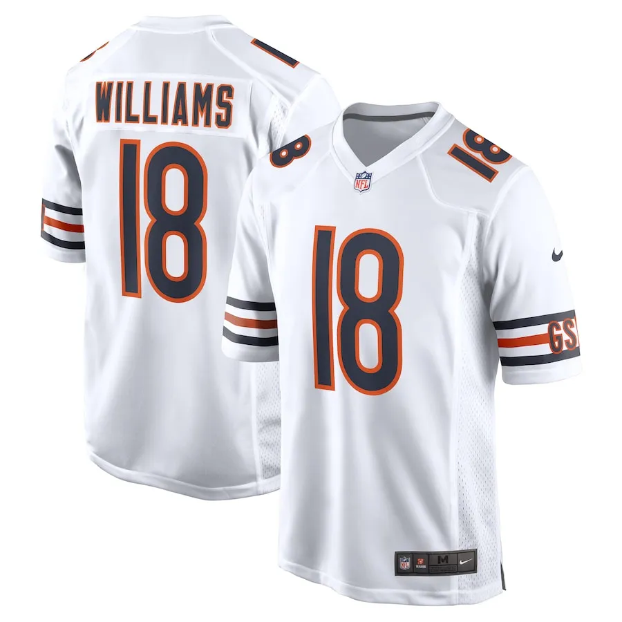 Caleb Williams Chicago Bears Nike First Round Pick Player Game Jersey - White