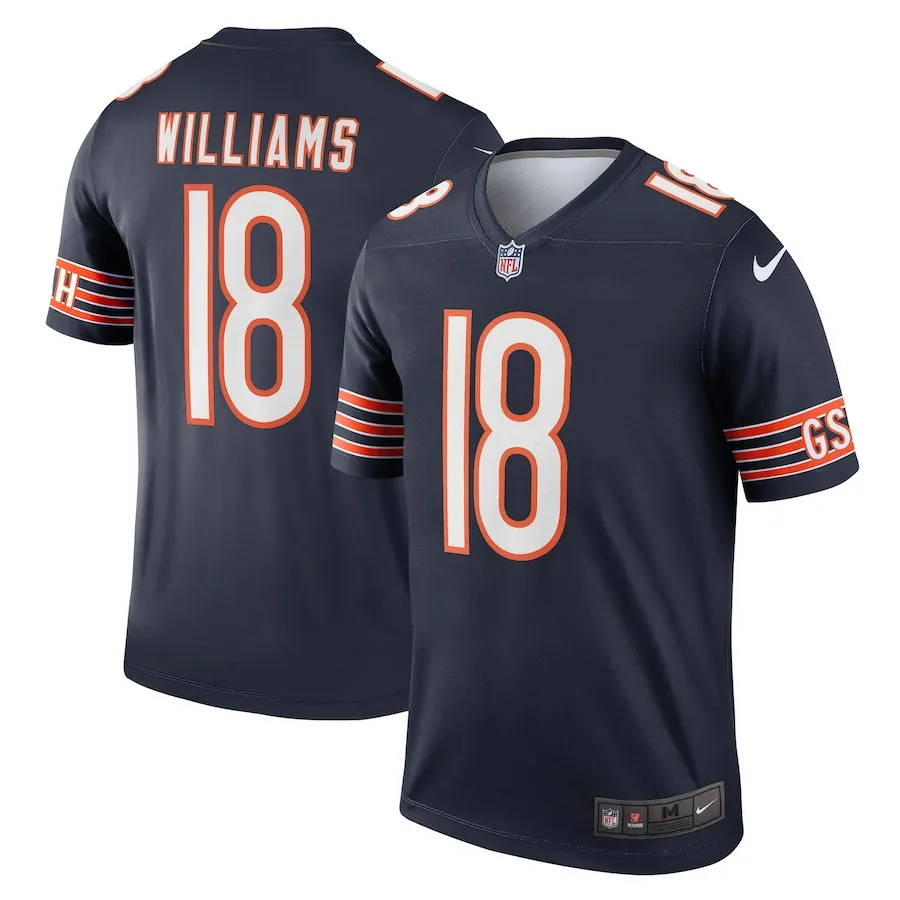 Caleb Williams Chicago Bears Nike Team Legend Jersey - Navy