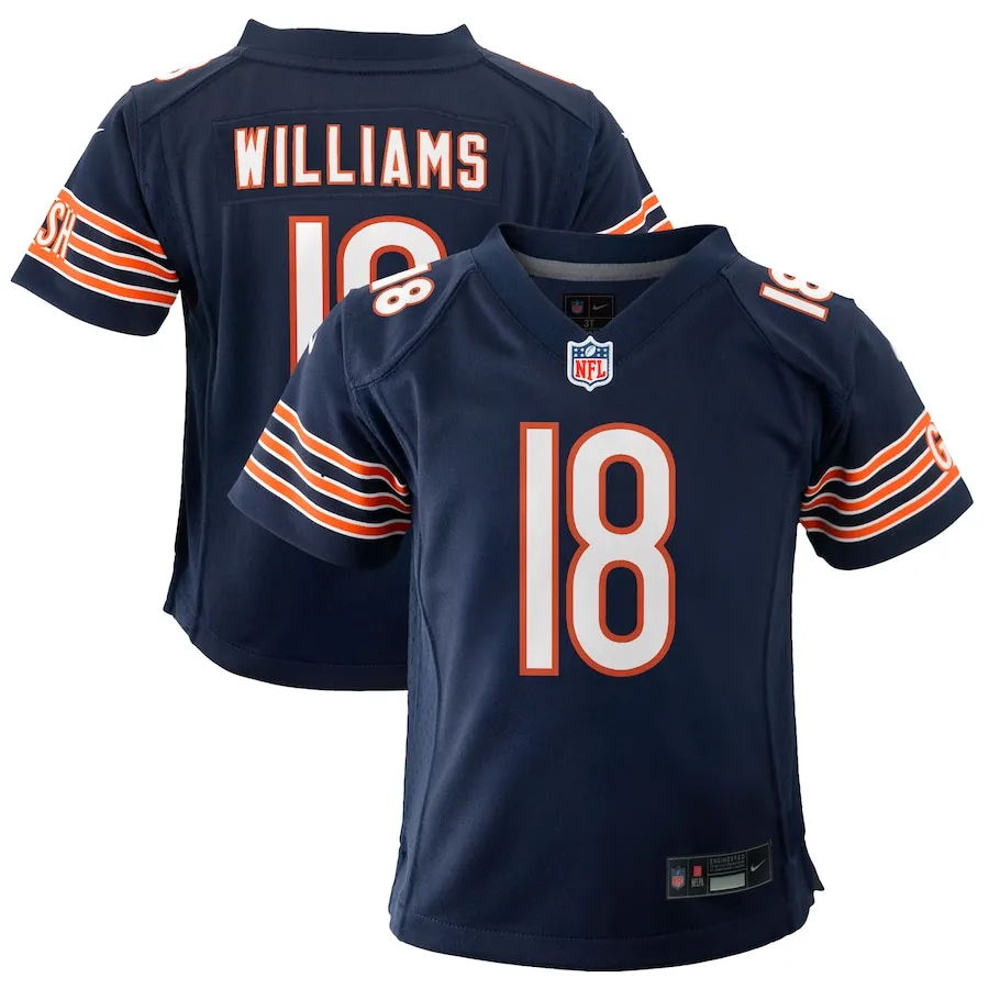 Caleb Williams Chicago Bears Nike Youth Game Jersey - Navy