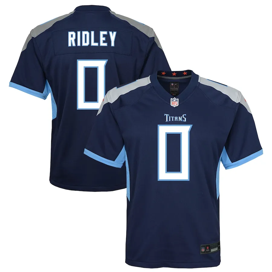 Calvin Ridley Tennessee Titans Nike Youth Game Jersey - Navy