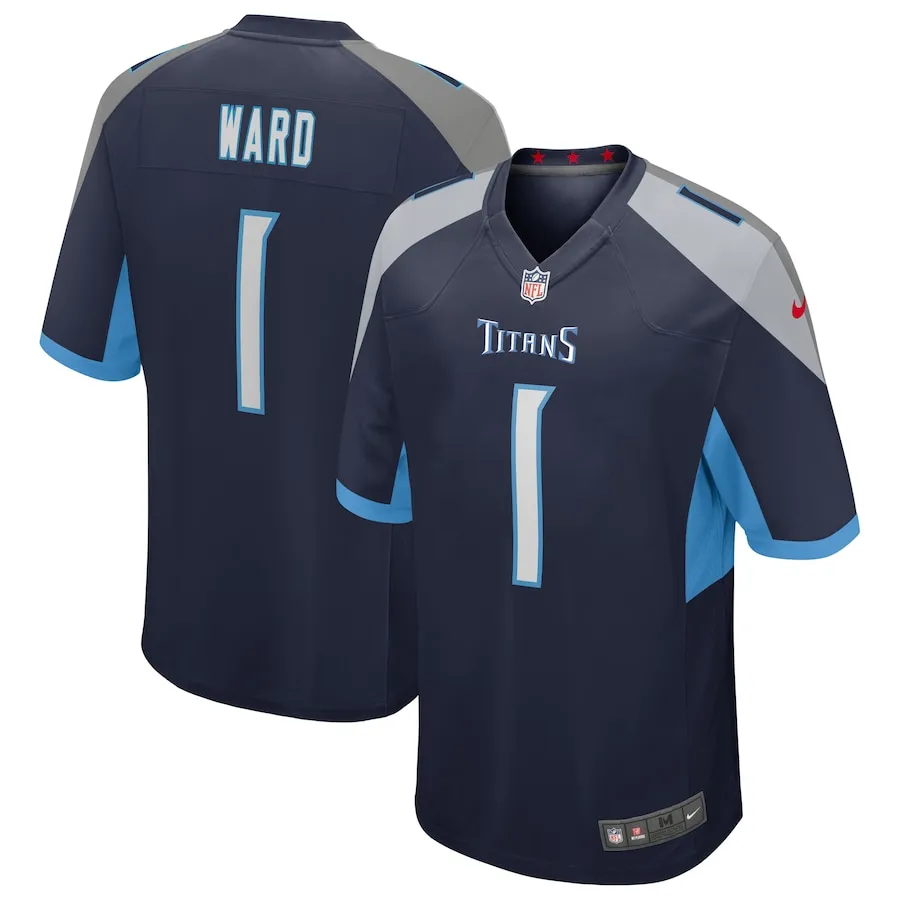 Cameron Ward Tennessee Titans Nike Youth Game Jersey - Navy