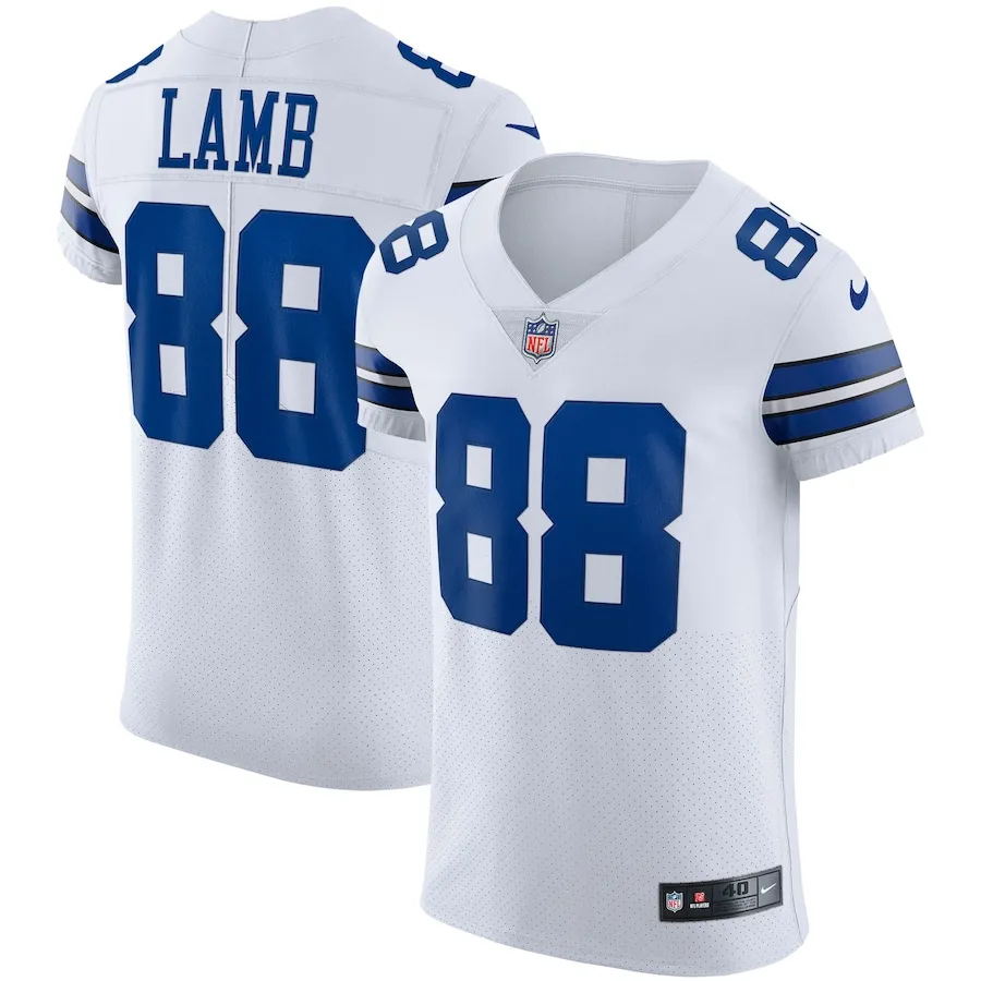 CeeDee Lamb Dallas Cowboys Nike Vapor Elite Jersey - White