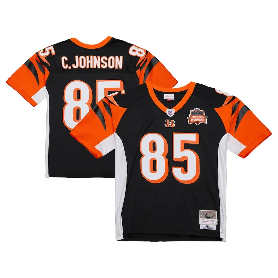Chad Johnson Cincinnati Bengals Mitchell &amp Ness 2004 Legacy Replica Jersey - Black