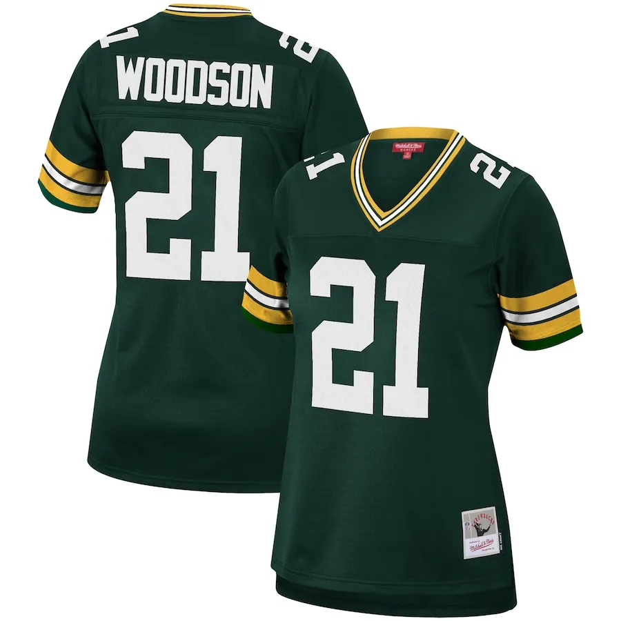 Charles Woodson Green Bay Packers Mitchell &amp Ness Women's 2010 Legacy Replica Player Jersey - Green