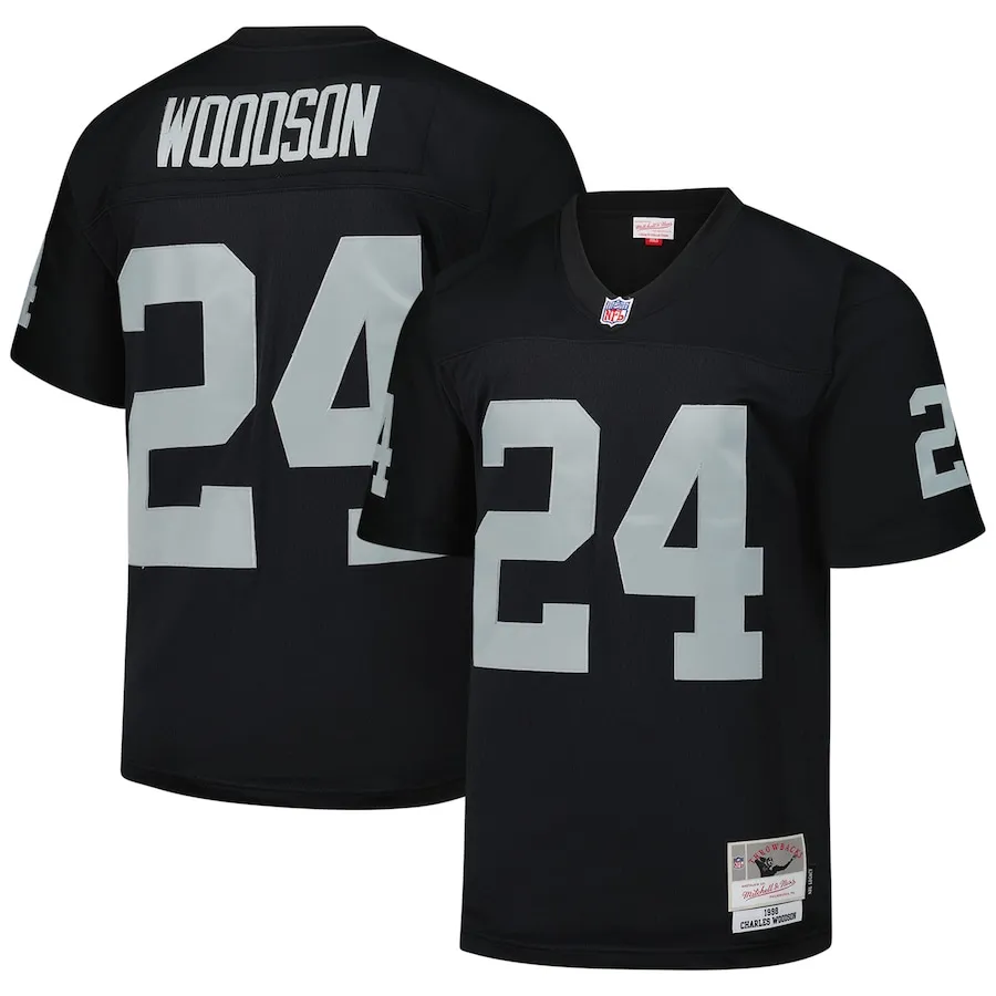 Charles Woodson Las Vegas Raiders Mitchell &amp Ness Legacy Replica Jersey - Black