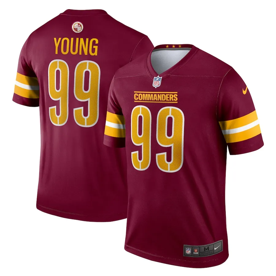 Chase Young Washington Commanders Nike Team Legend Jersey - Burgundy