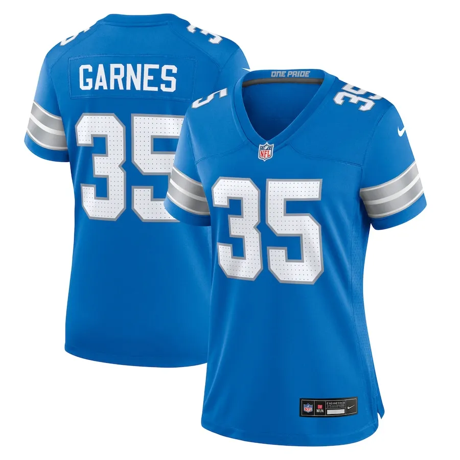 Chelen Garnes Detroit Lions Nike Women's Game Jersey -  Blue