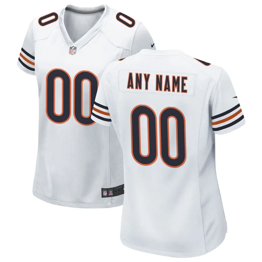 Chicago Bears Nike Women's Custom Game Jersey - White