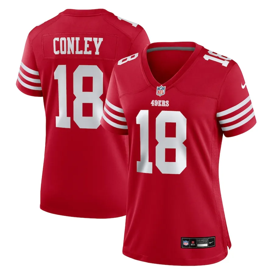 Chris Conley San Francisco 49ers Nike Women's  Game Jersey -  Scarlet
