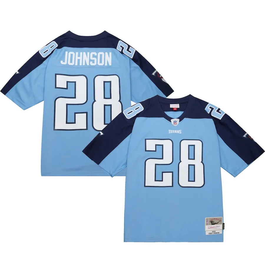 Chris Johnson Tennessee Titans Mitchell &amp Ness Legacy Replica Jersey - Light Blue