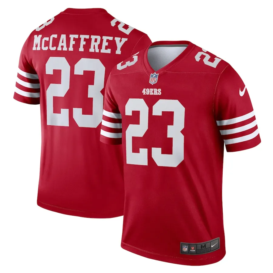 Christian McCaffrey San Francisco 49ers Nike Team Legend Jersey - Scarlet
