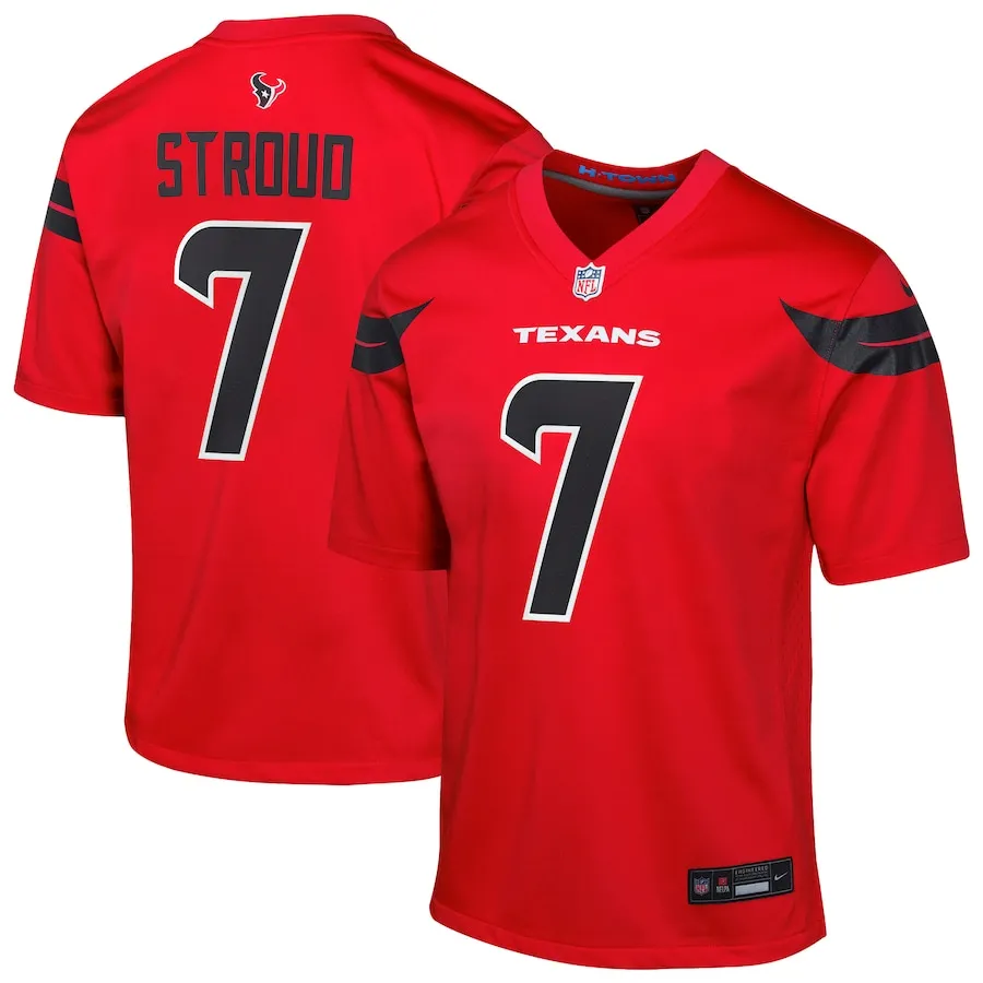 C.J. Stroud Houston Texans Nike Youth Alternate Game Jersey - Red