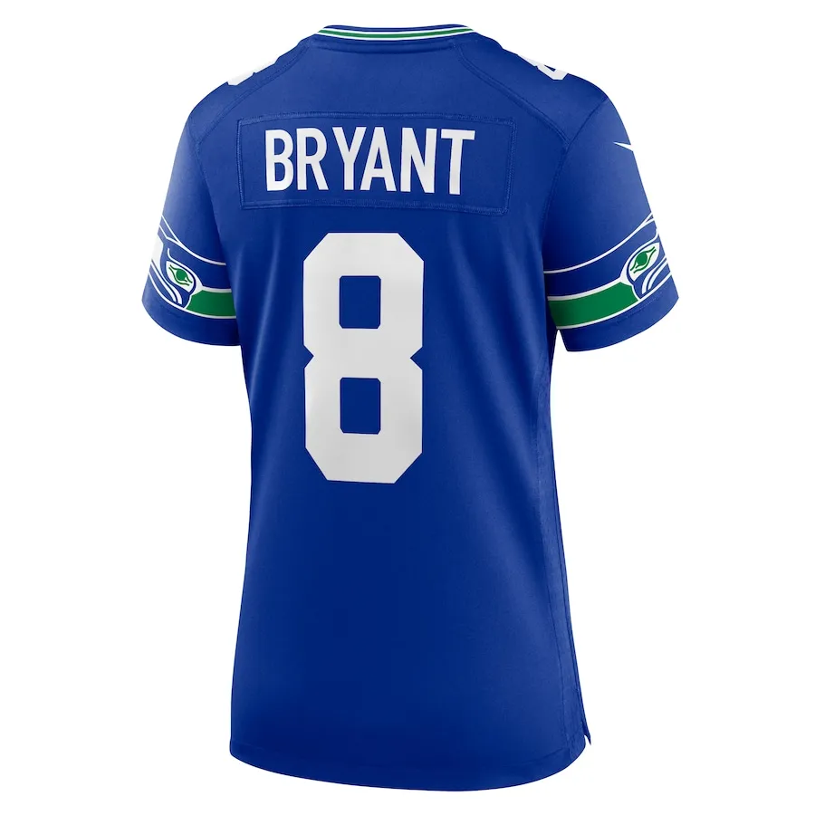 Coby Bryant Seattle Seahawks Nike Women's Throwback Player Game Jersey - Royal - Image 3