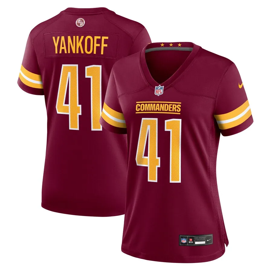 Colson Yankoff Washington Commanders Nike Women's  Game Jersey -  Burgundy