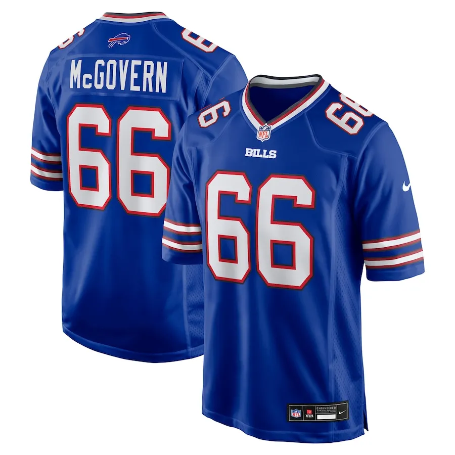 Connor McGovern Buffalo Bills Nike Game Player Jersey - Royal