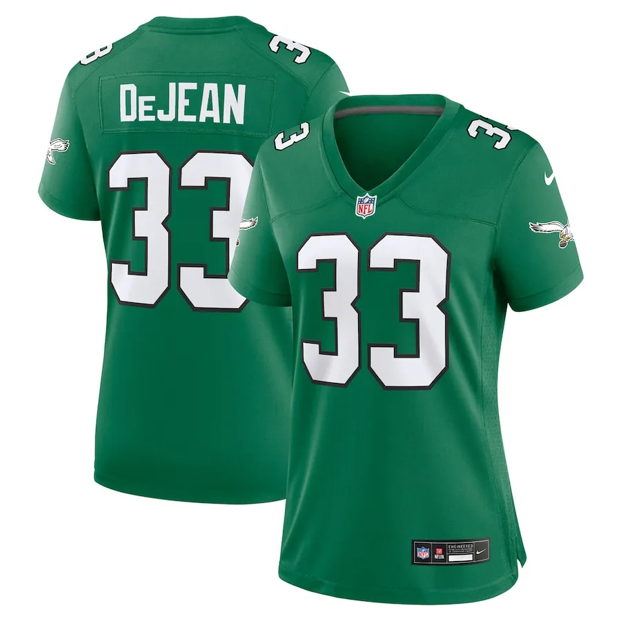 Cooper DeJean Philadelphia Eagles Nike Women's Alternate Game Jersey -  Kelly Green
