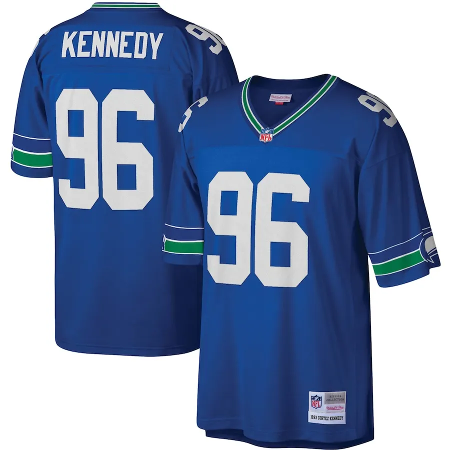 Cortez Kennedy Seattle Seahawks Mitchell &amp Ness Legacy Replica Jersey - Royal