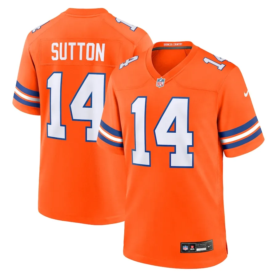 Courtland Sutton Denver Broncos Nike Alternate Game Jersey - Orange