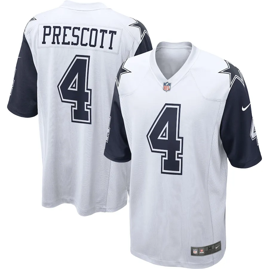 Dak Prescott Dallas Cowboys Nike Alternate Game Jersey - White