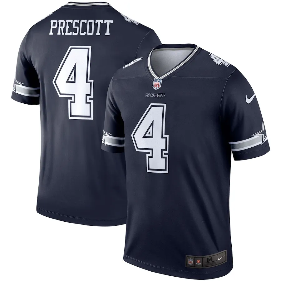 Dak Prescott Dallas Cowboys Nike Team Legend Jersey - Navy