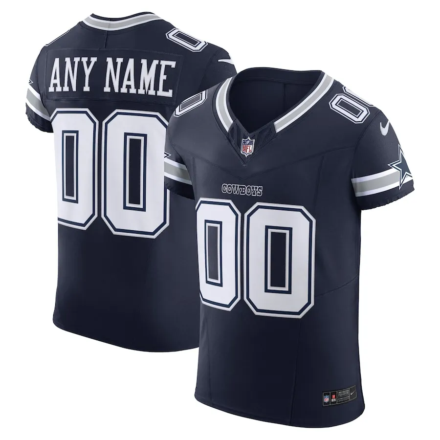 Dallas Cowboys Nike Vapor F.U.S.E. Elite Custom Jersey - Navy 6064