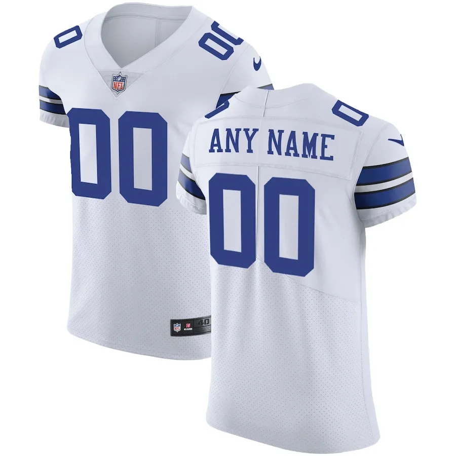 Dallas Cowboys Nike Vapor Untouchable Custom Elite Jersey - White 7008