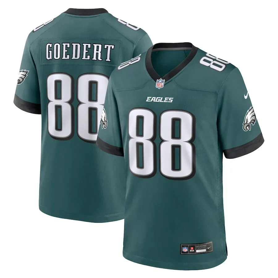 Dallas Goedert Philadelphia Eagles Nike Team Game Jersey - Midnight Green