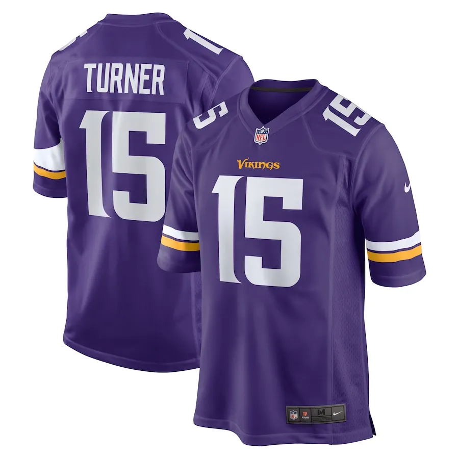 Dallas Turner Minnesota Vikings Nike  Player Game Jersey - Purple