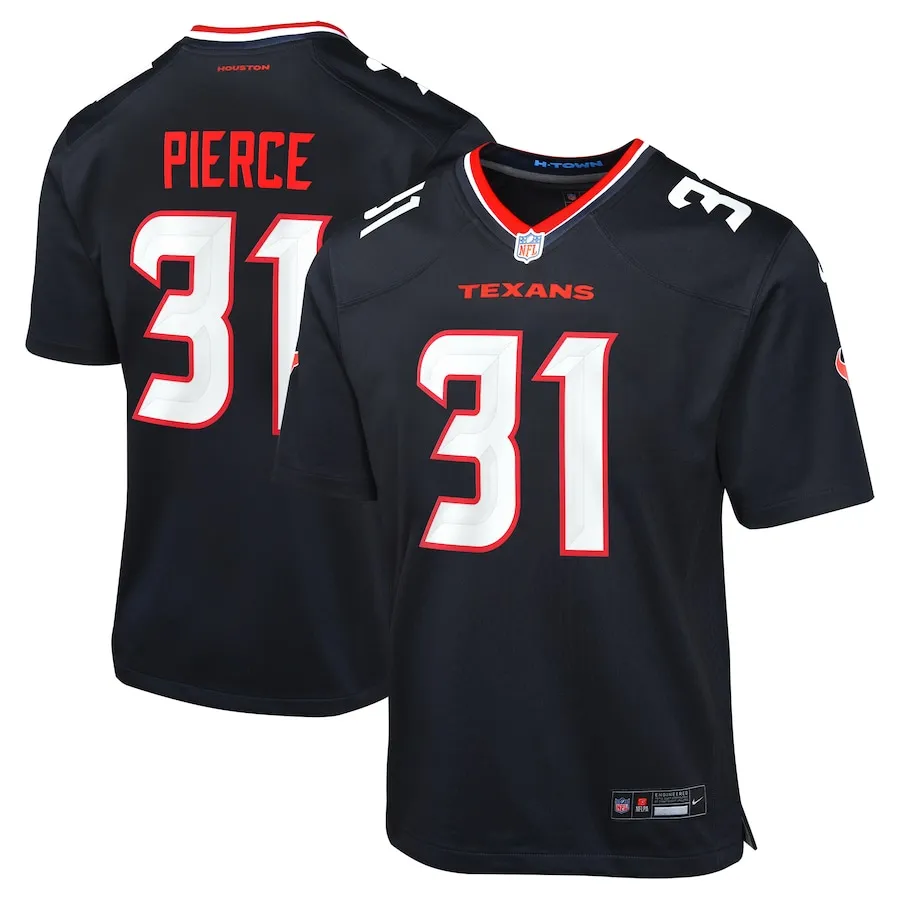 Dameon Pierce Houston Texans Nike Youth Game Jersey - Navy